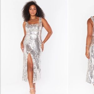 Eden Sequined Midi Dress